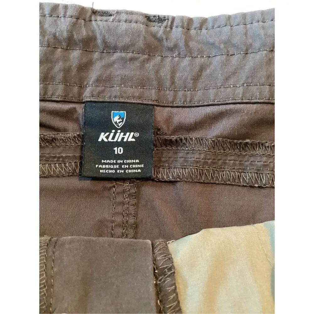 Kuhl Womens Sz 10 Chocolate Brown Stretch Skirt Hiking Outdoors